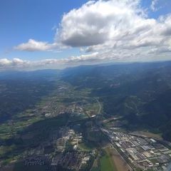 Verortung via Georeferenzierung der Kamera: Aufgenommen in der Nähe von Kapfenberg, Österreich in 2000 Meter